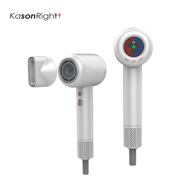 Moteur haute vitesse sans balais à affichage LED, conditionnement lissant les frisottis, sèche-cheveux Super silencieux, cadeau pour femmes