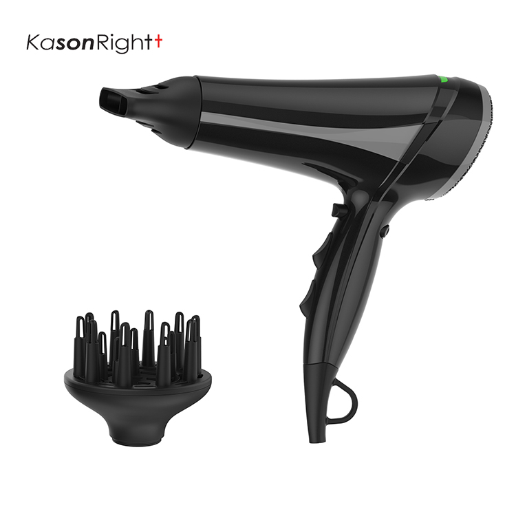 Sèche-cheveux puissant à moteur cc à commande tactile 2000W, 2 vitesses, 3 températures, fonctionnement par capteur tactile